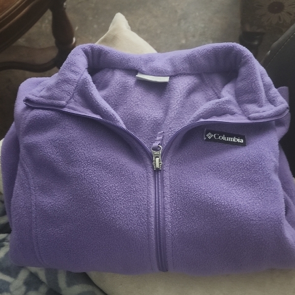 Columbia Kids Lavender Fleece Jacket - Picture 1 of 1